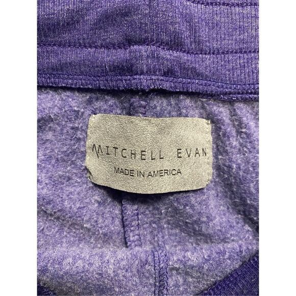 Mitchell Evan Women’s Purple & Blue Striped Sweatpants NWT | Size S - Picture 3 of 3